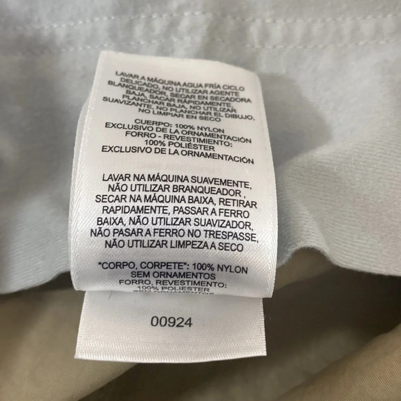 Mountain Hardwear‎ Pants Womens Size 14/ 32 Tan Straight Leg Camping Belted Hike - Picture 14 of 14